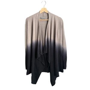 Barefoot Dreams CozyChic Lite Calypso Ombre‎ Cardigan Grey Black Small Medium